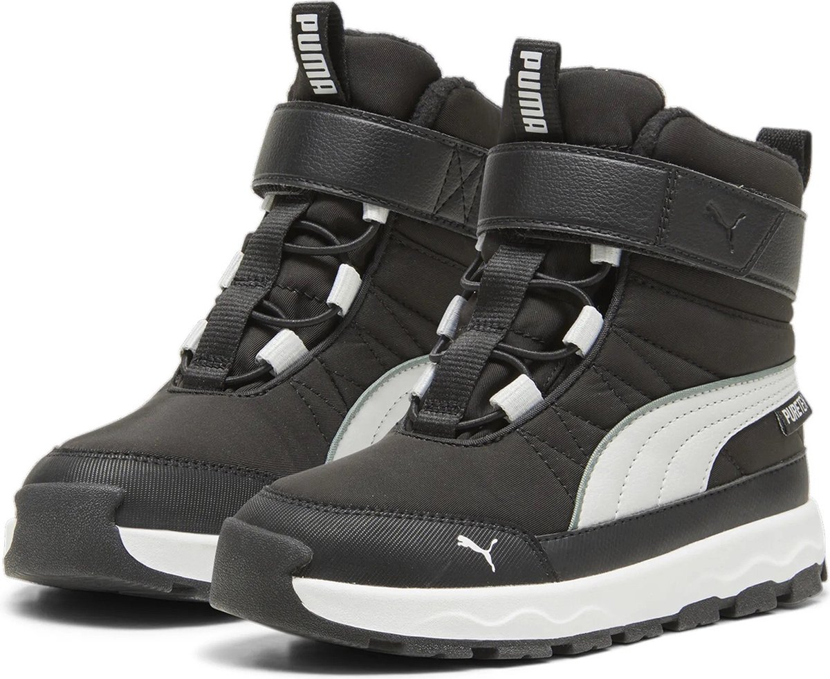 Puma Evolve Boot Purtx AC+PS Unisex Kids Sneaker gevoerd 3 392649 02 Zwart