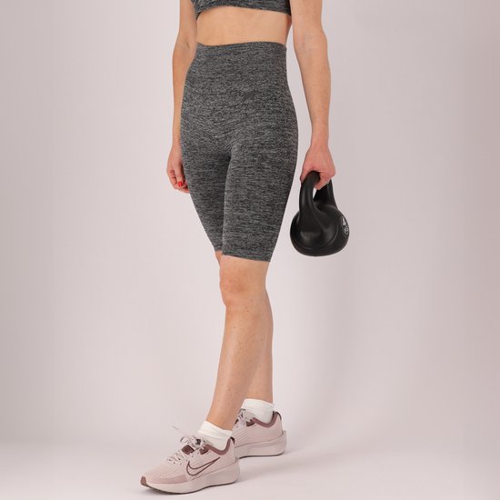 Xtreme - Ensemble de sport femme - Short/ BH - Grijs - S - Short de Sport - Vêtements de Vêtements de sport femme