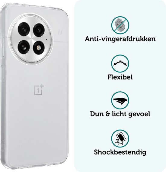 Coque adaptée pour OnePlus 13, coque en Siliconen – Coque adaptée pour OnePlus 13, coque arrière – Transparente
