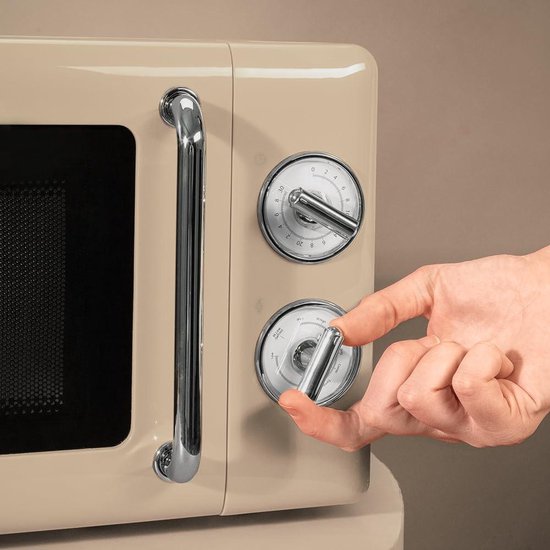 Magnetron - Ontdooiprogramma - Timer tot 30 minuten - 6 standen - Handmatige bediening - Vermogen: 700 W - Inhoud: 20 l. Kubo