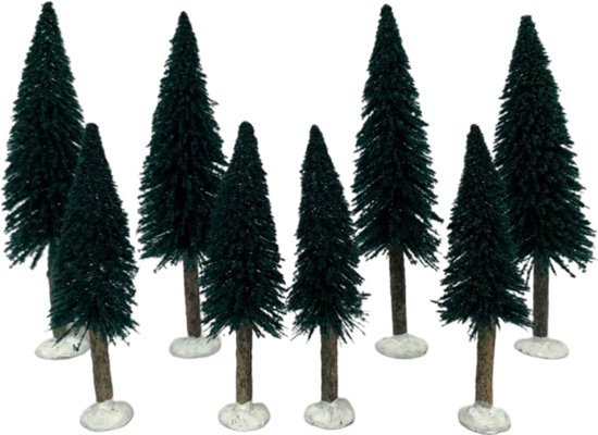 Assortie Zwarte Dennenboompjes