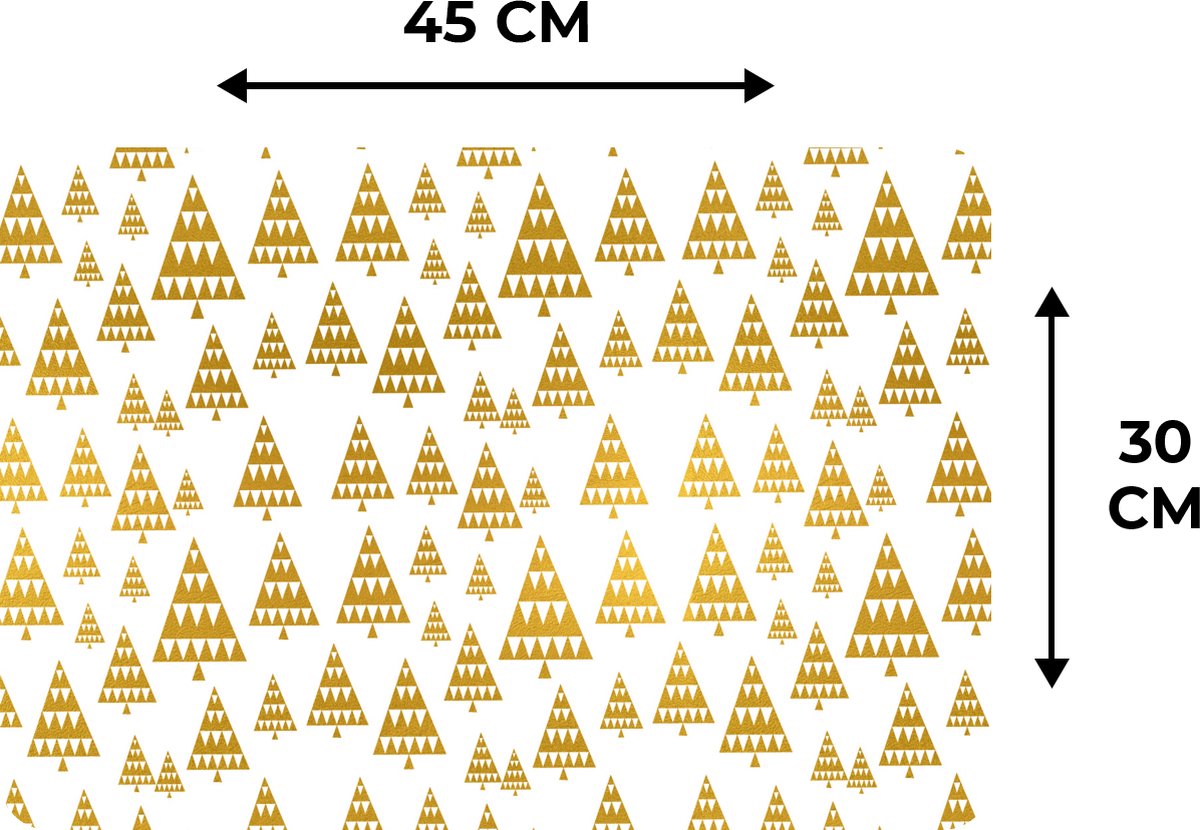 Kerst placemats - Kerstboom - Design - Winter - Onderlegger - 45x30 cm - 6 stuks - Tafeldecoratie Kerstmis - Kerstdecoratie tafel - Tafelversiering – foto 7