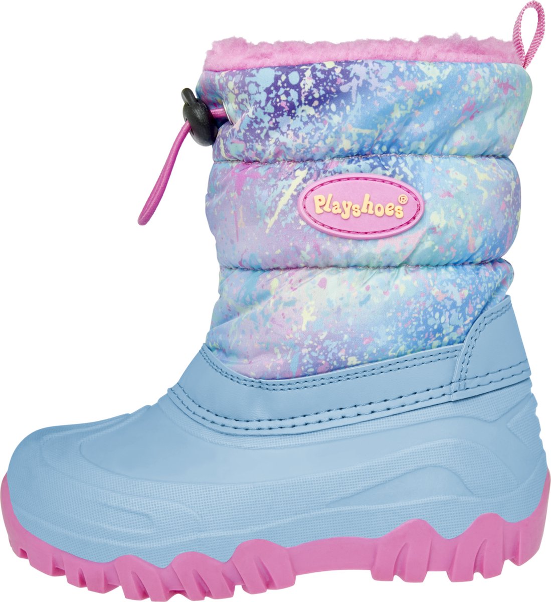 Playshoes - Snowboots - Pastel - Regenboog - Splash - Turquoise - Maat 22/23