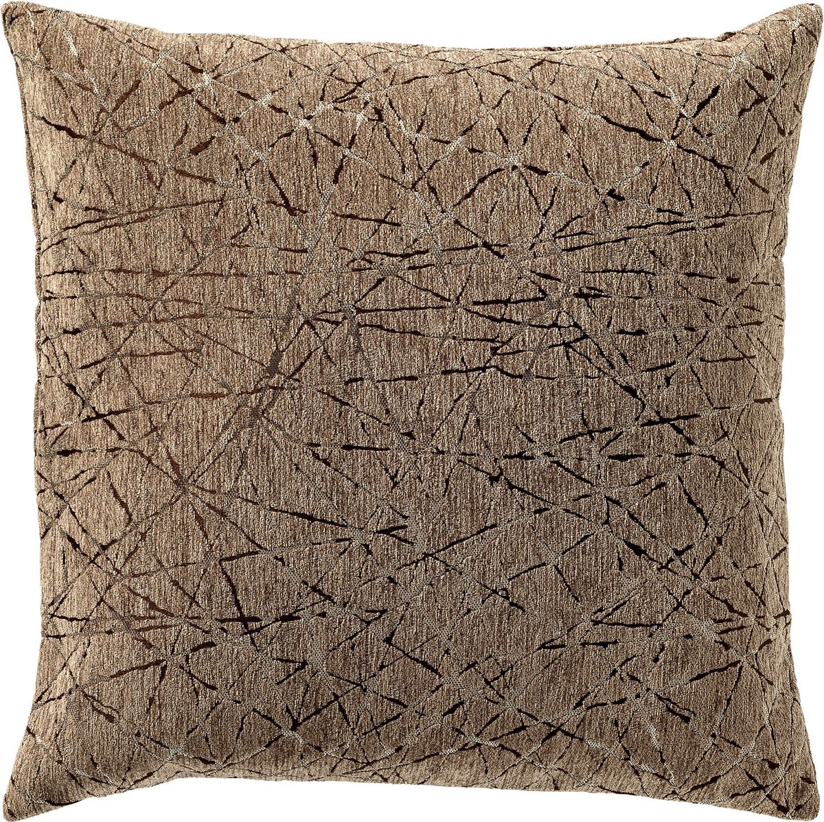 Hoii ODETTE | sierkussen | 45x45 cm | Sepia Tint | bruin | Hoii | met luxe binnenkussen
