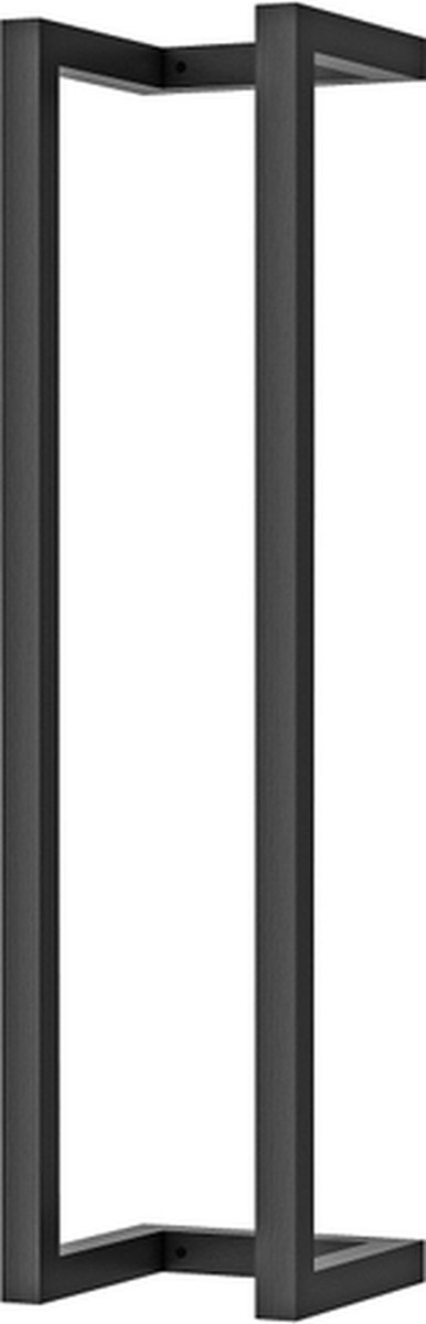 Fortifura Calvi Handdoekrek - 60x12.5x12.5cm - Geborsteld Gunmetal PVD