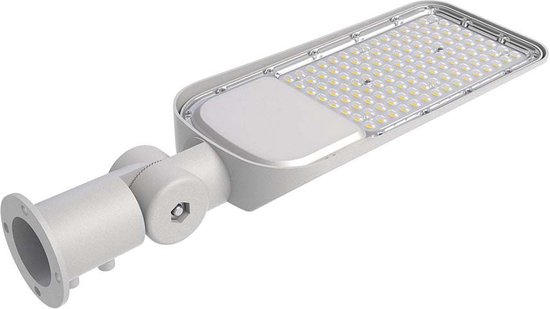 Foto: V tac vt 39st s led straatlantaarn samsung lichtsensor ip65 waterdicht grijs 30w 3000 lumen 6500k