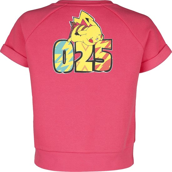 Pokémon Pikachu - T-shirt Summer rétro rose L