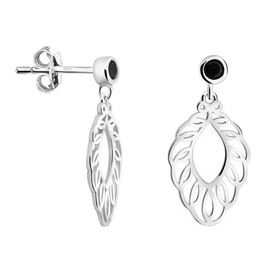 Orecchini Pendenti Donna SOFIA MILANI – Argento 925 Con Placcatura Rodio, Ovale – Modello 20881, In Scatola Regalo