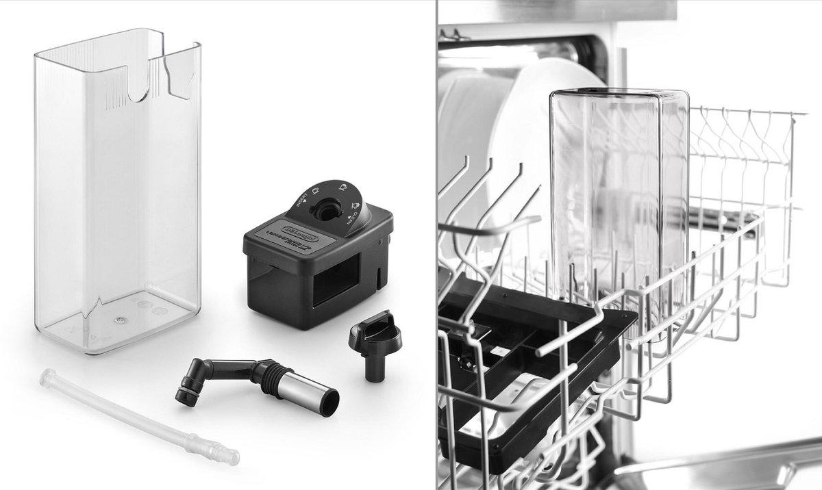 De'Longhi volautomatische koffiemachine ECAM 356.57.B Dinamica, 1450 W, voor bonen/poeder, melkopschuimer thumbnail 6