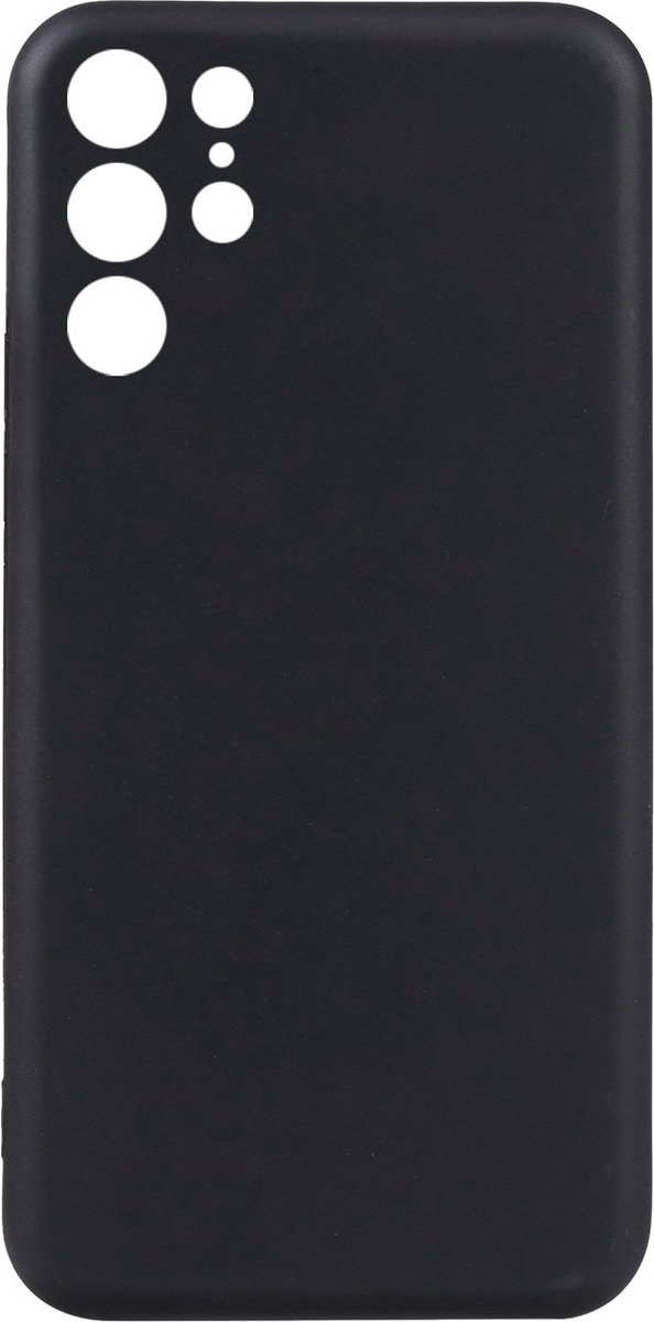 Mobigear Hoesje geschikt voor Samsung Galaxy S25 Ultra Telefoonhoesje Flexibel TPU | Mobigear Basics Backcover | Galaxy S25 Ultra Case | Back Cover - Zwart