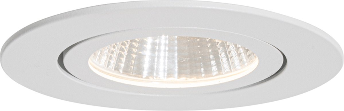 QAZQA Professional gaius - Moderne LED Inbouwspot voor badkamer - 1 lichts - Ø 8.5 cm - Wit -