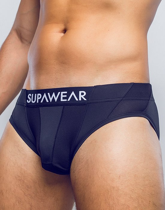 SUPAWEAR Vortex Brief Noir - TAILLE S - Sous-vêtements Homme - Slips pour Homme - Slips Homme