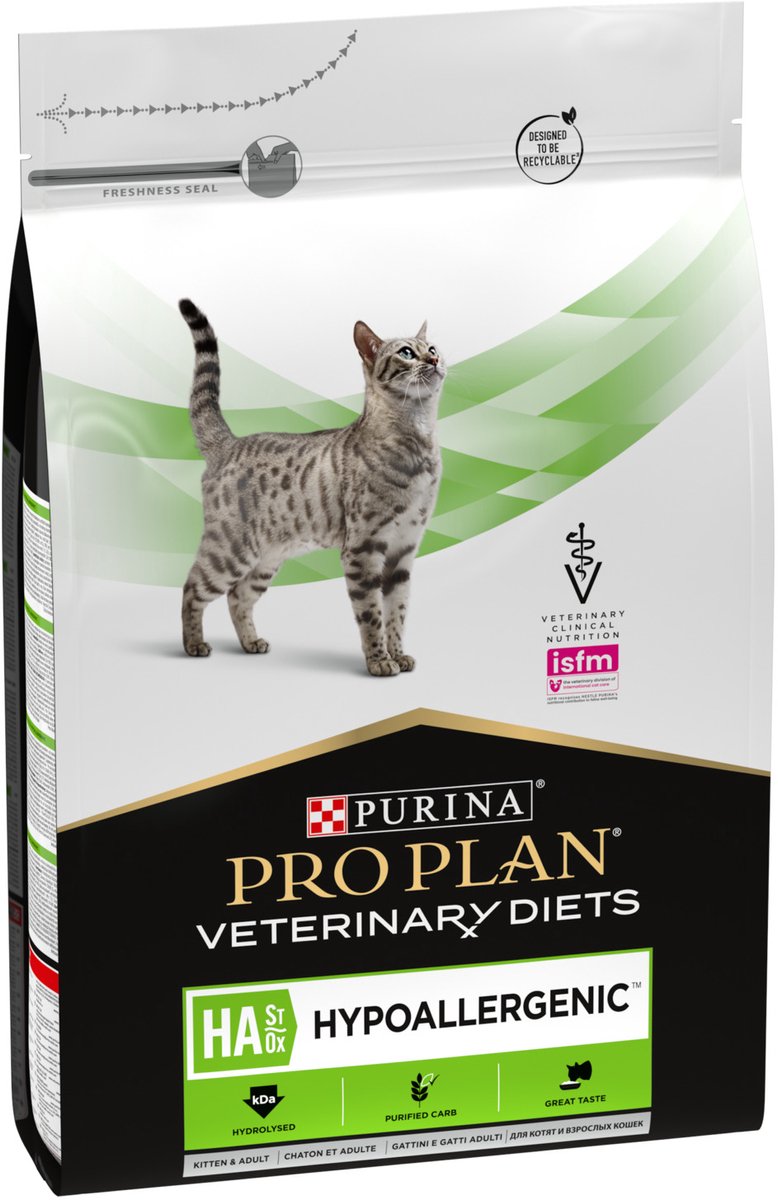 Purina Pro Plan Veterinary Diets Feline HA Hypoallergenic Kattenvoer 3.5 kg
