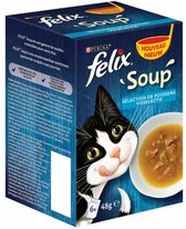 Felix Soup Vis Selectie 6 x 48 gr