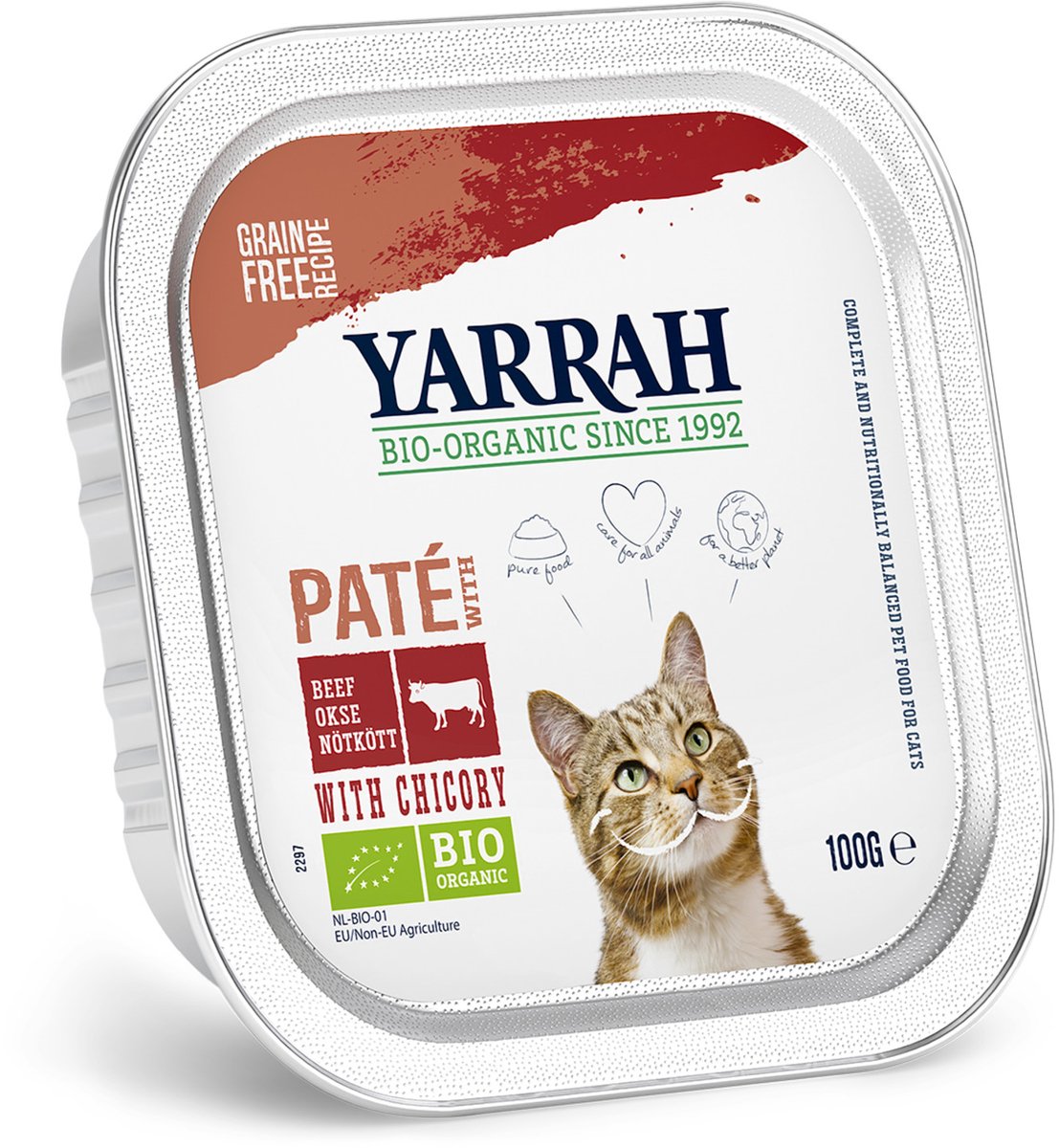 Yarrah - Biologisch Kattenvoer - Rund - Kip
