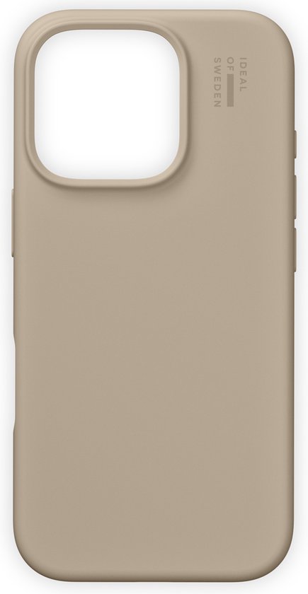 iDeal of Sweden Silicone Case voor de Apple iPhone 16 Pro - Beige