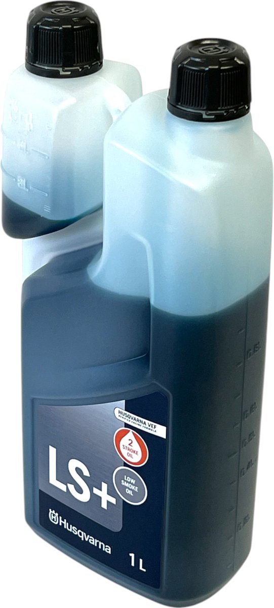 Husqvarna 3x LS+ tweetaktolie 1 liter ( 3x 578037002 ) - 2-taktolie - Low Smoke Oil — afbeelding 5