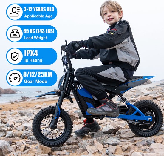 Moto Électrique Enfant - RCB - RCB-R9X - Moteur 300W - 25 km/h - Autonomie 17 km Moto Électrique Enfant - RCB - RCB-R9X - Moteur 300W - 25 km/h - Autonomie 17 km