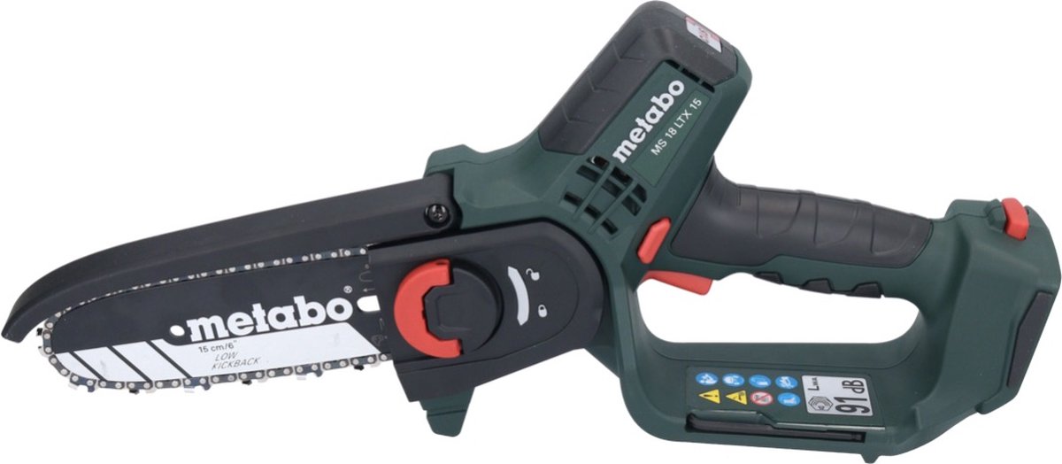Metabo MS 18 LTX Accu Snoeizaag - 15cm Zaaglengte, Licht en Compact thumbnail 3
