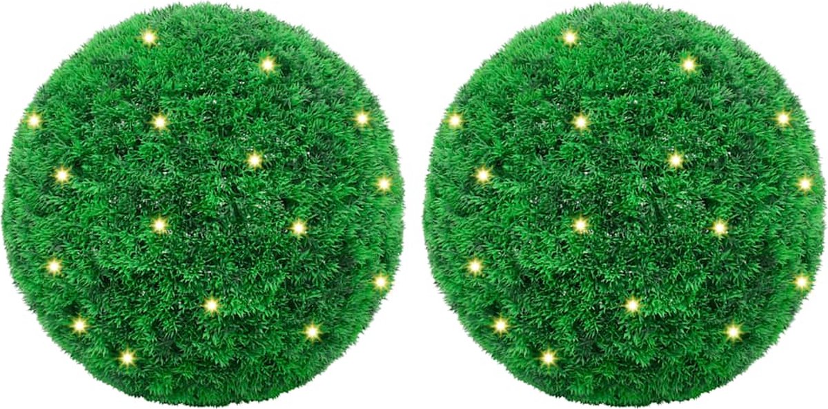 Buxusbollen buxus kunstplant 35 cm 2 stuks GRATIS BEZORGD