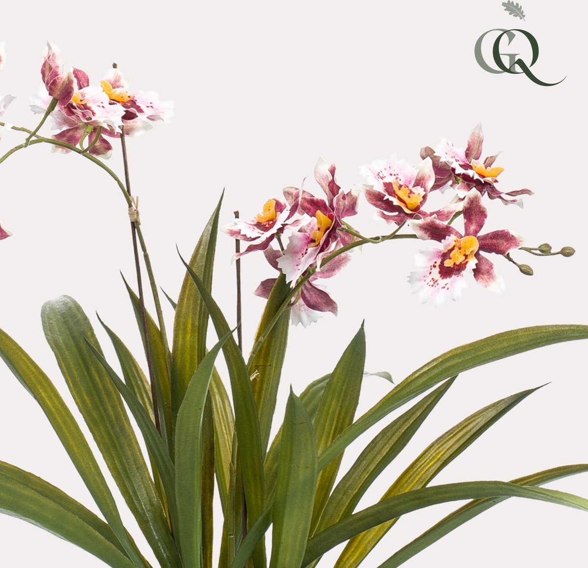 Kunstplant - Orchidee - Bordeaux - 45cm