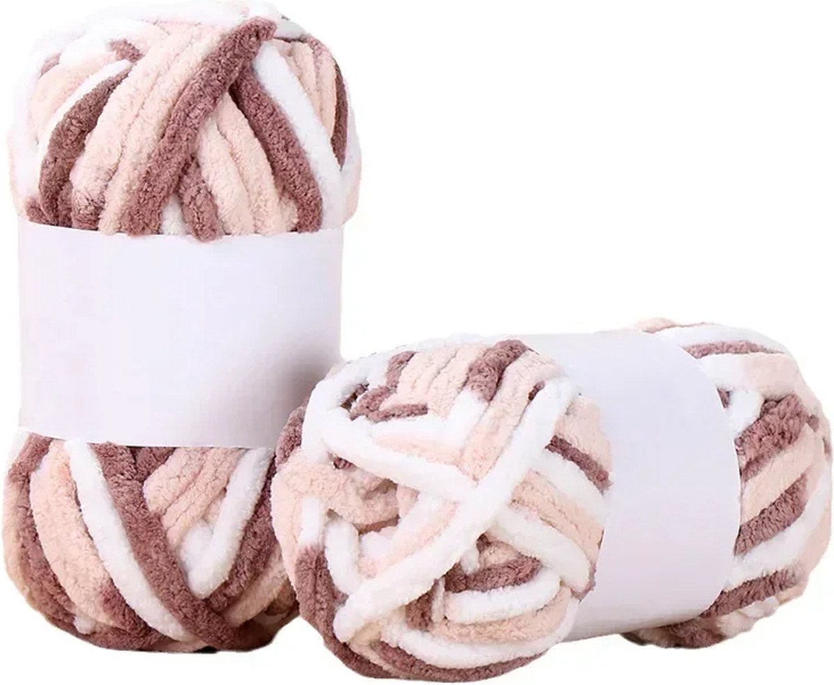 Chenille babybreiwol, fluwelen wol, babywol voor het breien, zacht