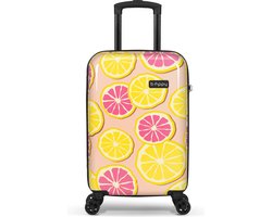 foto van BHPPY Handbagage koffer (53x35x20cm) - Handbagage trolley 33L - Kinderkoffer - Reiskoffer met cijferslot - Lemon