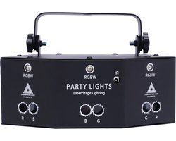 Botec 9-Eye Laser projector - Projectorlampen - Stroboscoop - Geschikt voor professionals en enthousiaste organisatoren als podiumverlichting - 9 licht lasers