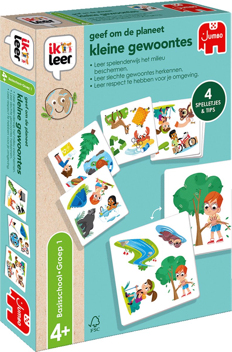 Jumbo - Ik Leer - Geef Om De Planeet - Kleine Gewoontes - Educatief Spel