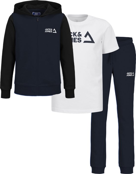 JACK&JONES - JJKAI SWEAT ZIP HOOD TRIPLE PACK MP JNR - Jongens - Sweaters