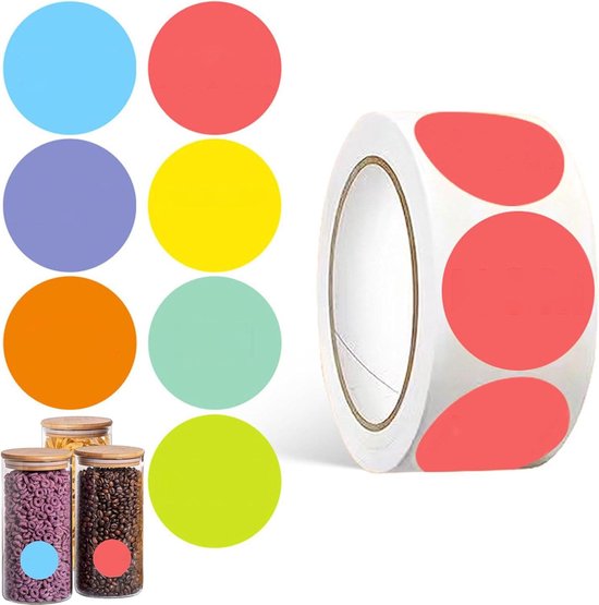 1000 Stuks 40% Korting Stickers – 25 Mm Rond, Rood, Zelfklevend, Ideaal Voor Promotie In Winkels, Supermarkten En Kledingzaken