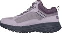 Paarse Skechers Go Run Trail Altitude 2.0 wandelschoen, opzij gefotografeerd met donkergrijze zool.