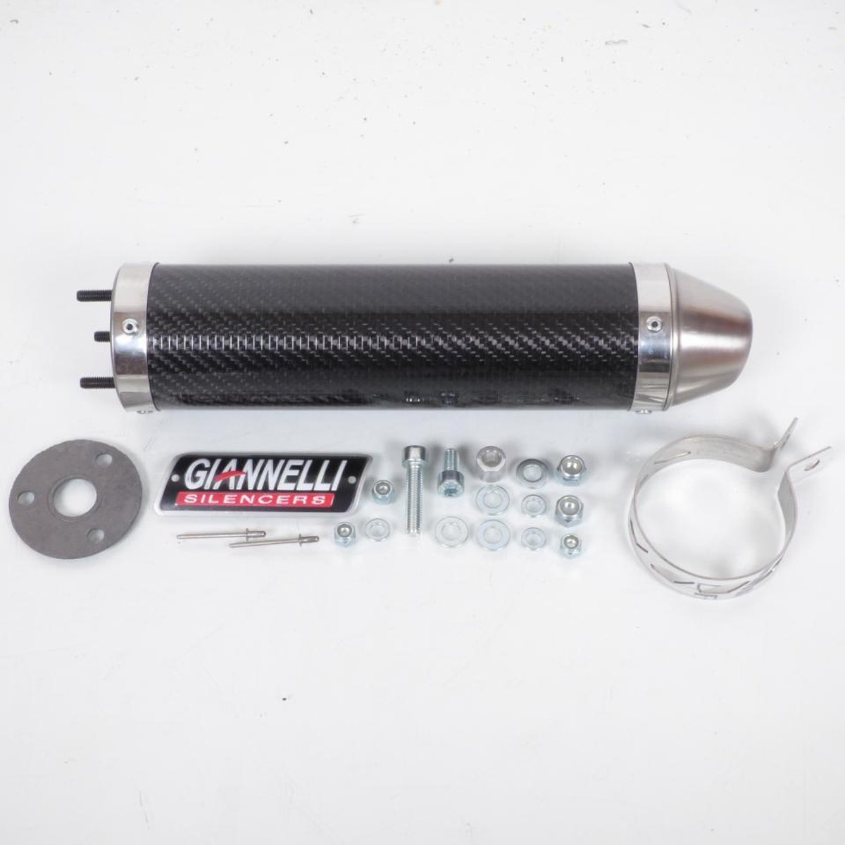 uitlaatdemper giannelli voor motor yamaha 50 tzr 2000-2003 43651hf nieuw