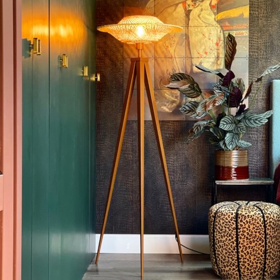 Lumidora Lumidora 31212 - E27 - Marron - Naturel - Métal - ⌀ 52,50 cm