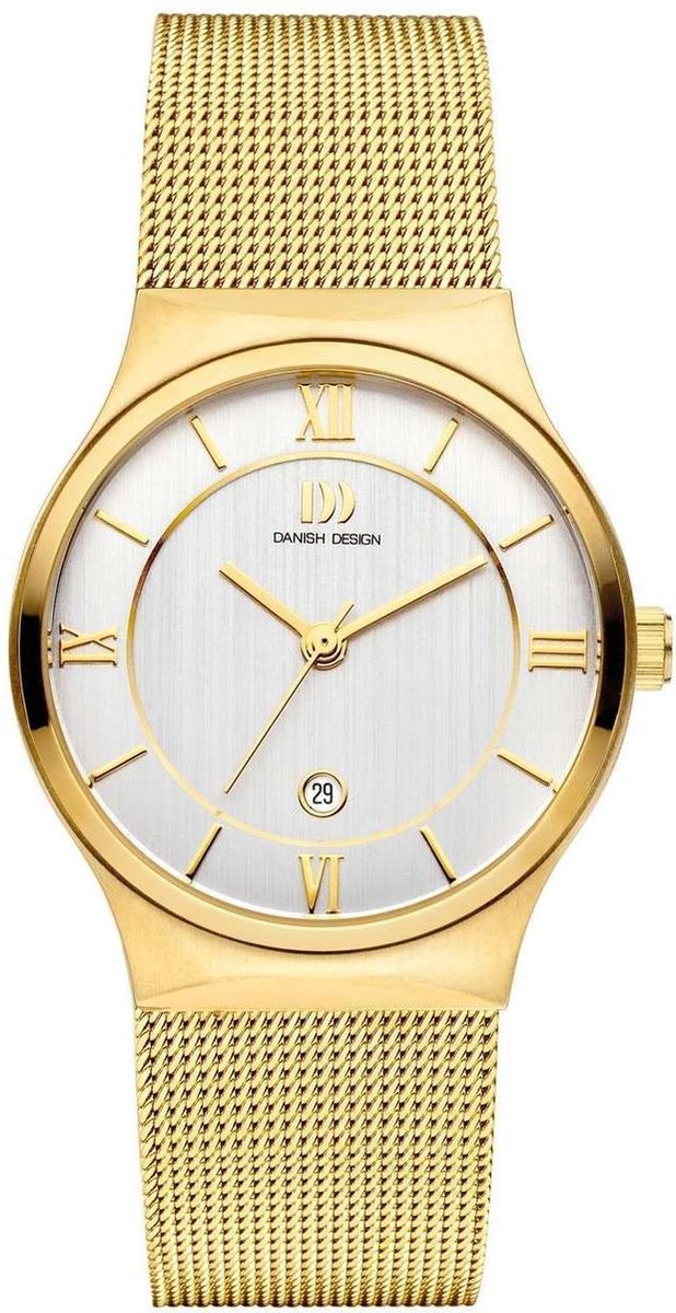 Danish Design Steel horloge - Goudkleurig