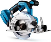 Bol.com Cirkelzaag met 2 Accu's - Verstelbare Zaaghoek - 3 Zaagbladen - Accessoires - 20 En 45 mm aanbieding