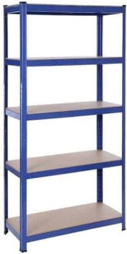 Rek voor zware lasten 180 x 70 x 70 cm 875 kg - Zilver