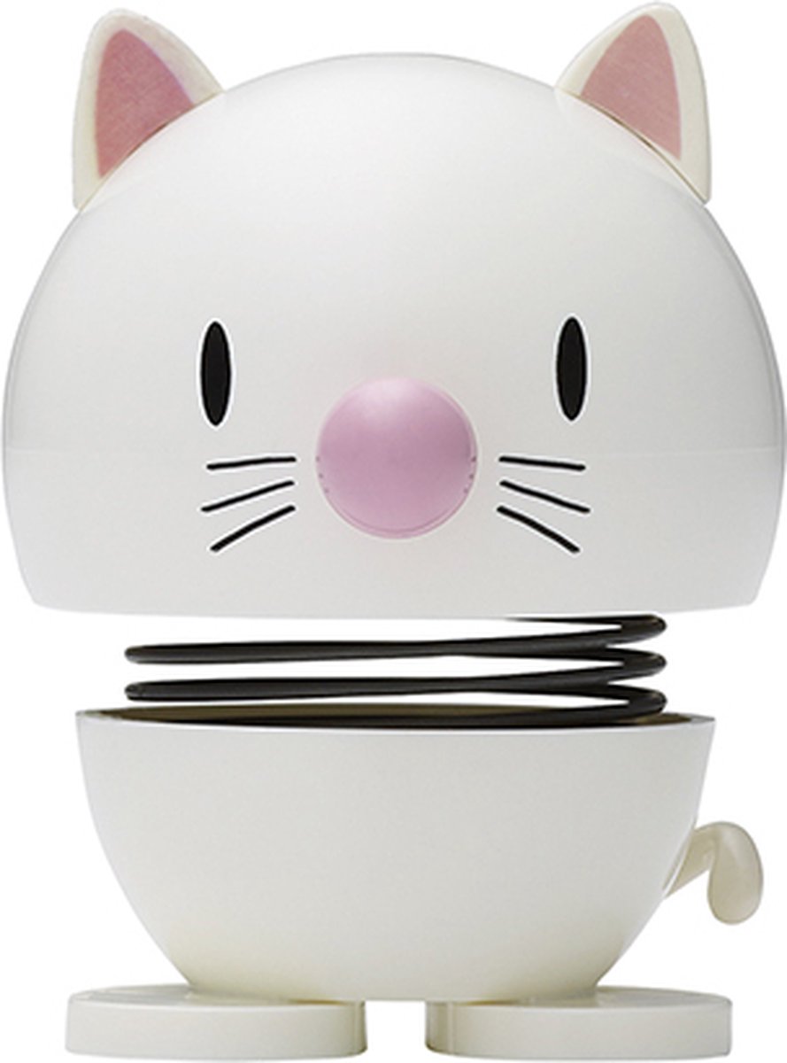 Hoptimist Cat Hoptimist 5,5 x 5,9 x 7,3 cm White