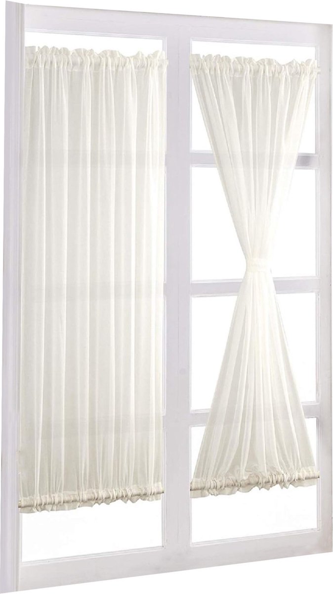 DailySuppliess® Deurgordijn - Polyester - 64x183cm - Wit