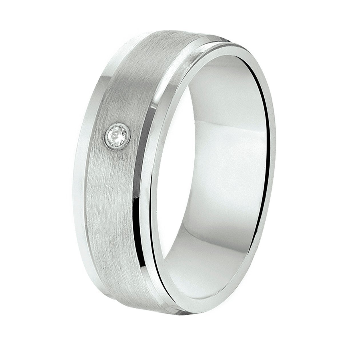 Fantasy Collection Ring A208 - 6,5 mm - met cz - PSN1315459