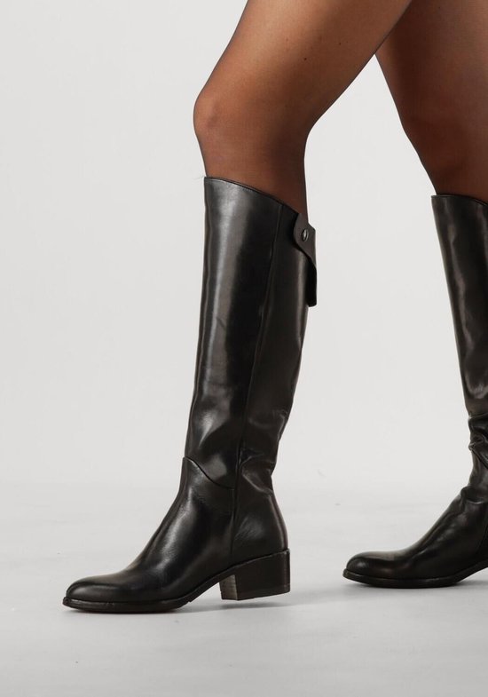 Boots Omoda Laarzen Dames Omoda Badias Laarzen Leer Dames Zwart