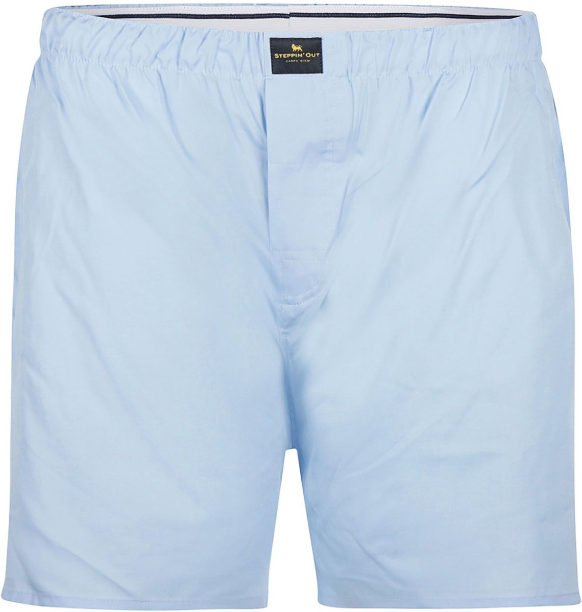 Steppin' Out Boxershort Solid Poplin Lichtblauw - Maat S - Heren - Boxershorts
