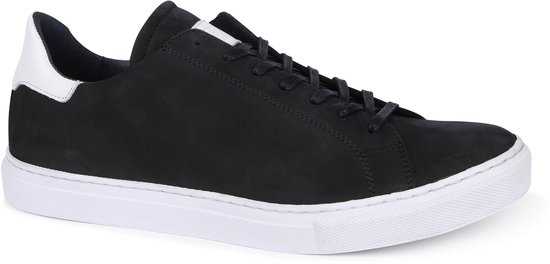 Convient - Nubuck Seron Sneaker Bleu Foncé - Pointure Chaussures à lacets - Chaussures à Lacets en Cuir pour Hommes