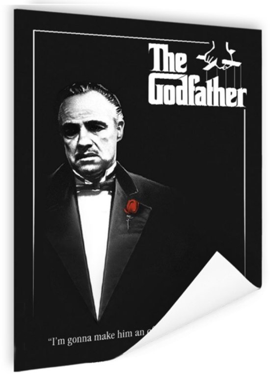 Poster - The Godfather, I'm gonna make him an offer..... Originele Filmposter, Premium Kwaliteit, Professioneel Fotopapier