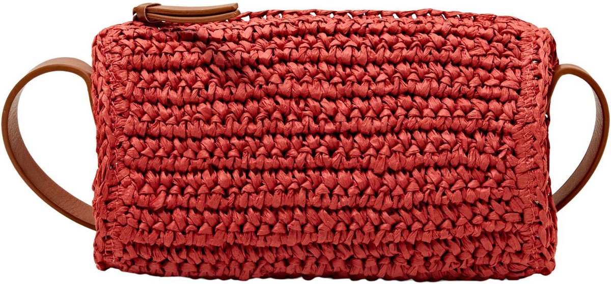 ESPRIT Schoudertas Ayda Shoulder Bag Orange Red Rood