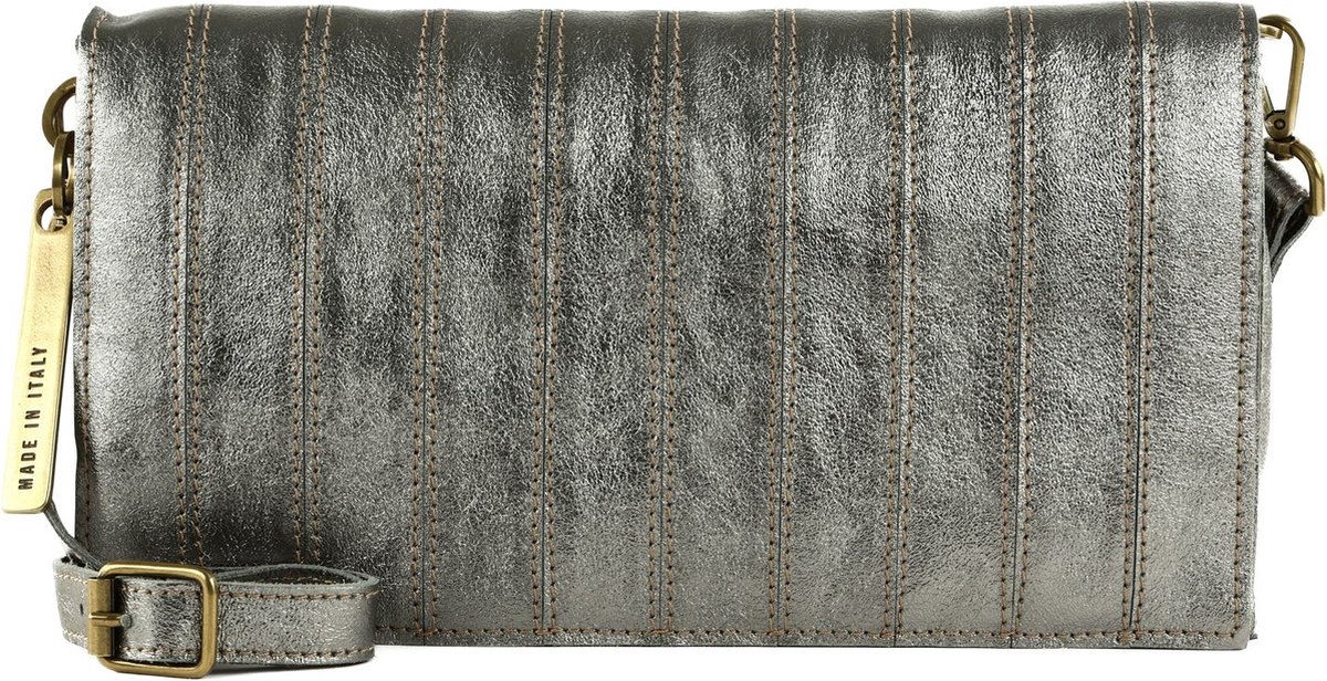 CATERINA LUCCHI Schoudertas Koppeling Elide Pochette Acciaio Zilverkleurig