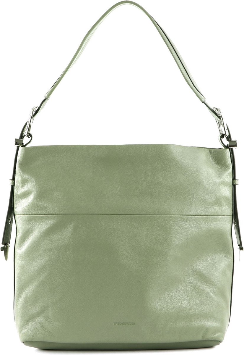 FREDsBRUDER Leren Schoudertas Kesey Shoulderbag Sage Kaki