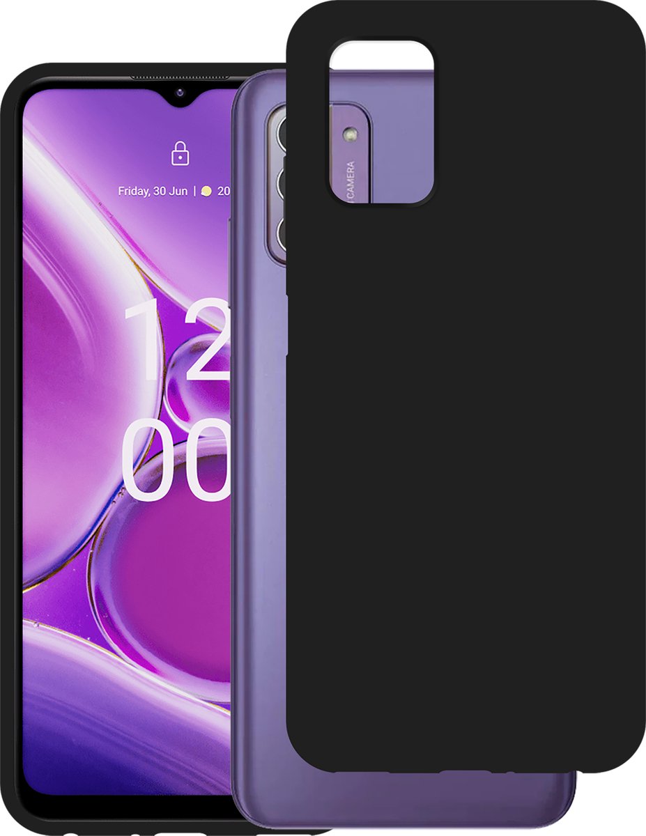Cazy hoesje geschikt voor Nokia G42 Hoesje Siliconen - Flexibele Case - Zwart