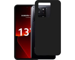Cazy hoesje geschikt voor Xiaomi 13T / 13T Pro Hoesje Siliconen - Flexibele Case - Zwart