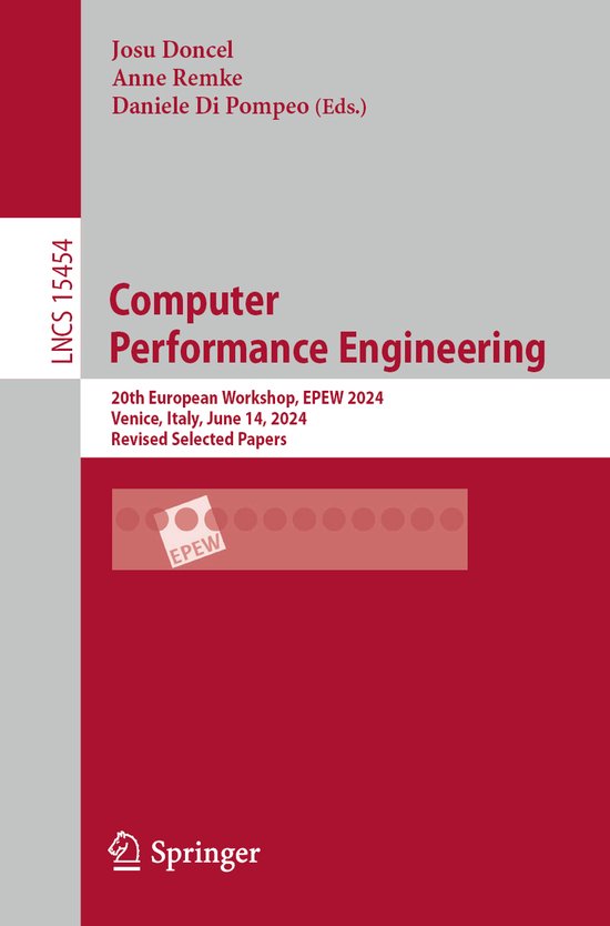 Lecture Notes in Computer Science15454- Computer Performance ... - cover